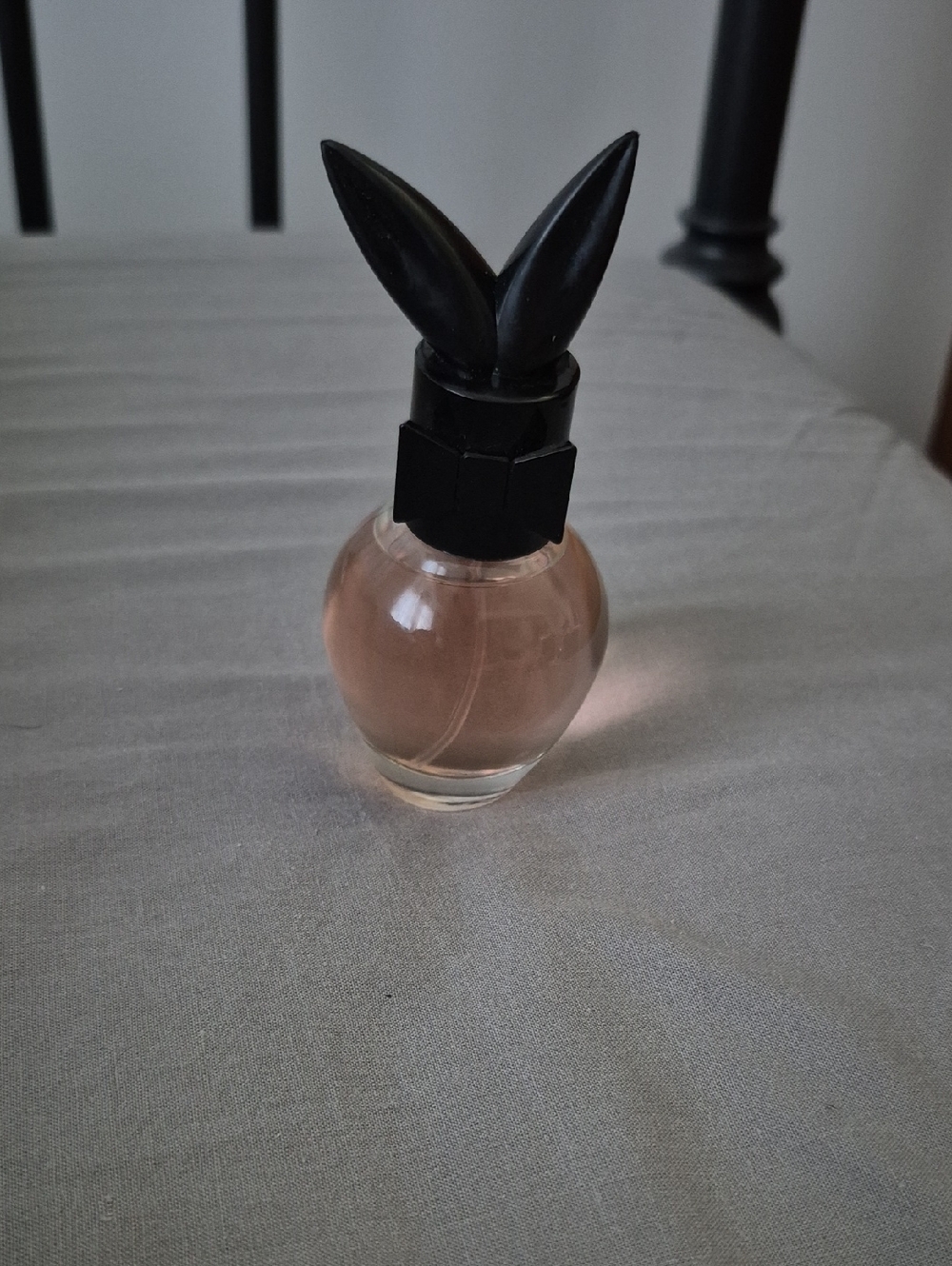 Playboy Bunny-Ear Pink Perfume Bottle - Blush Pink & Black 30 Ml